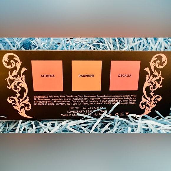 NIB Lovecraft Beauty Blush Palette in Altheda, Dauphine & Oscalia - Picture 2 of 10